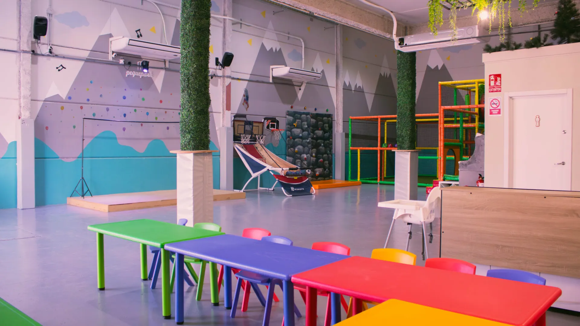 Sala de eventos de Pequepark Sevilla
